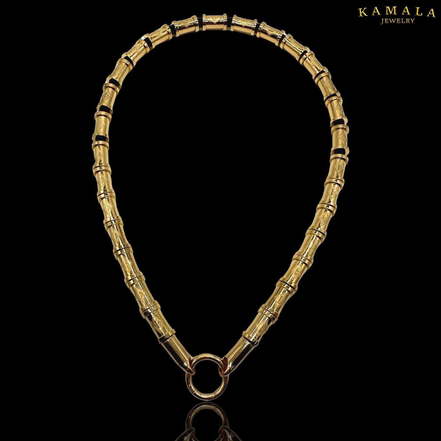 Exklusive Luxus Halskette 1%er Halskette - Mit 28-34 Hülsen - Gold