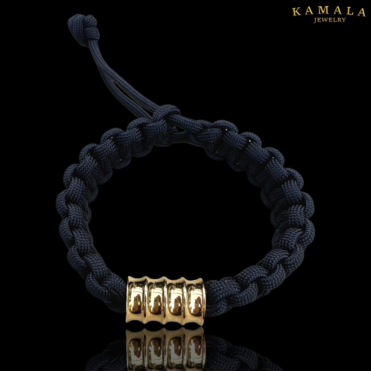 Madmax Armband - Schwarz mit Gold