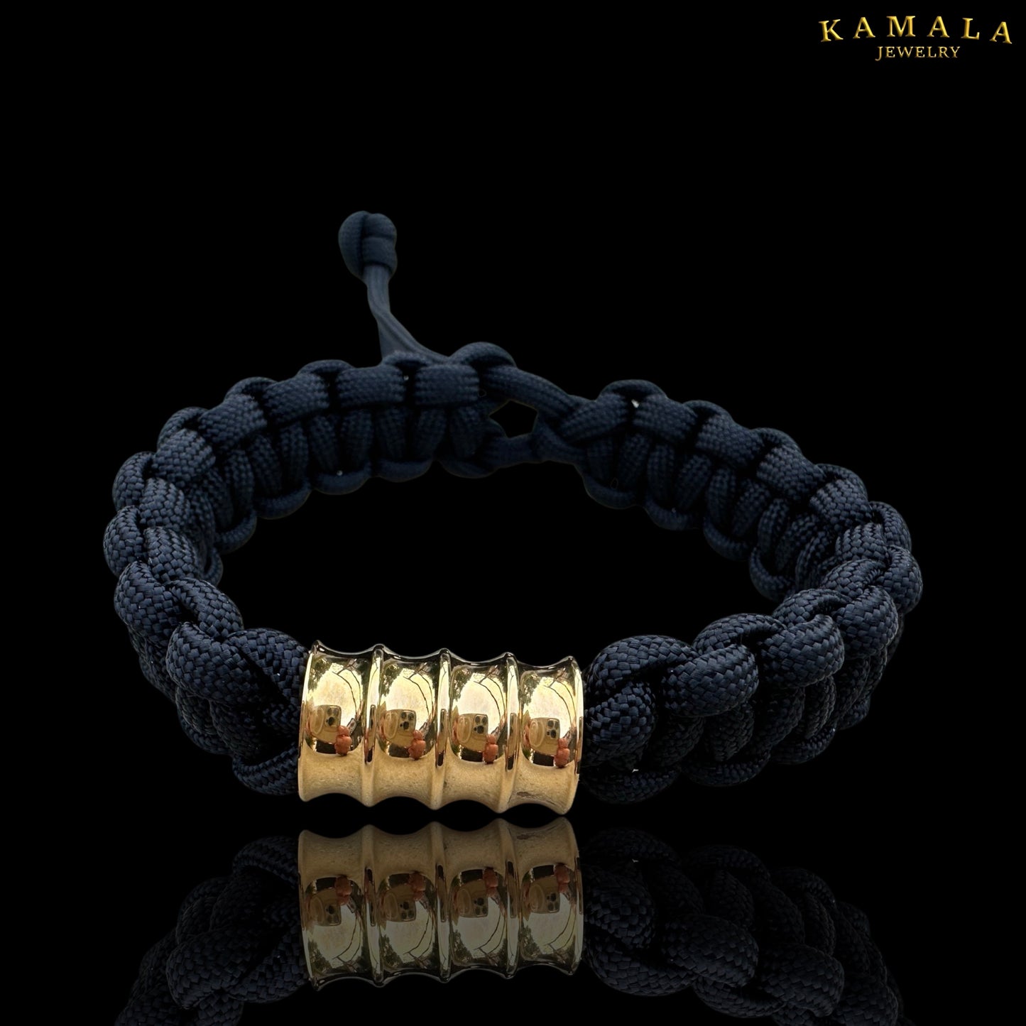 Madmax Armband - Schwarz mit Gold