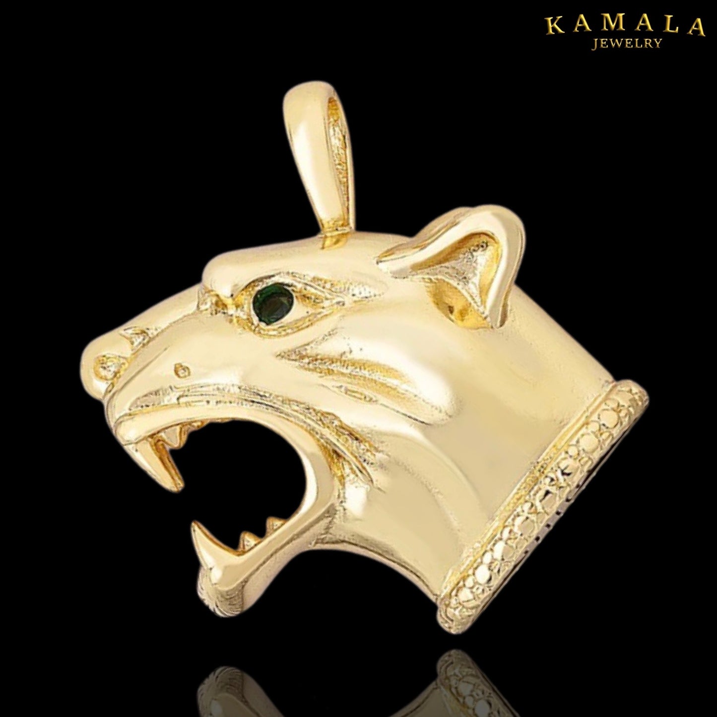 Halskette mit Panther - Gold