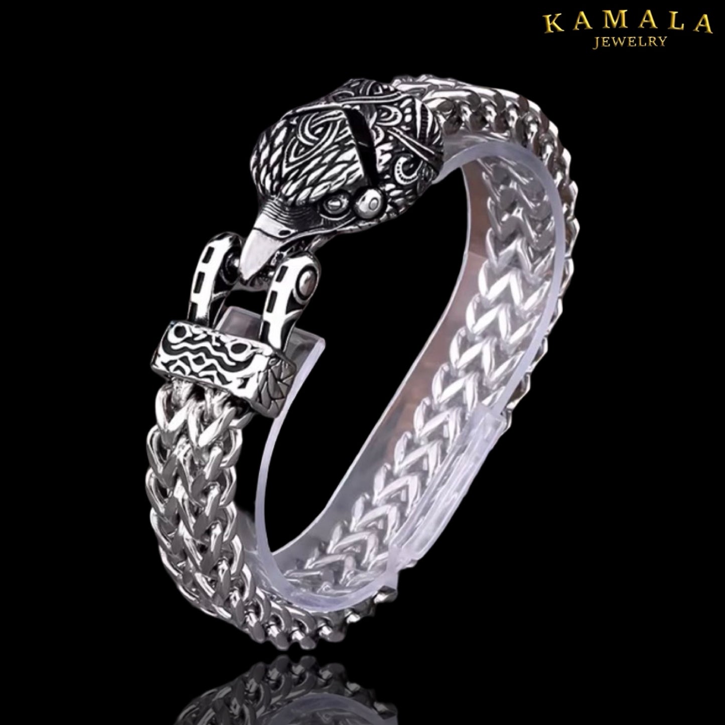 Raven/Adlerkopf - Armband – Massiver Edelstahl