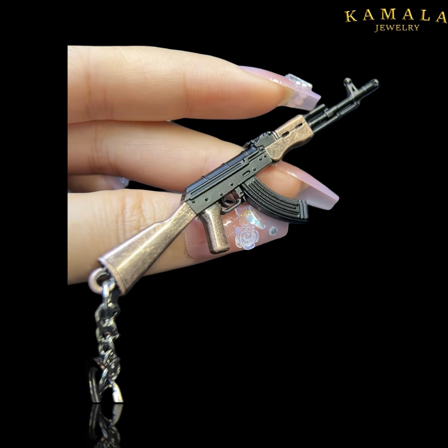 AK47 Style Schlüsselanhänger – Edelstahl