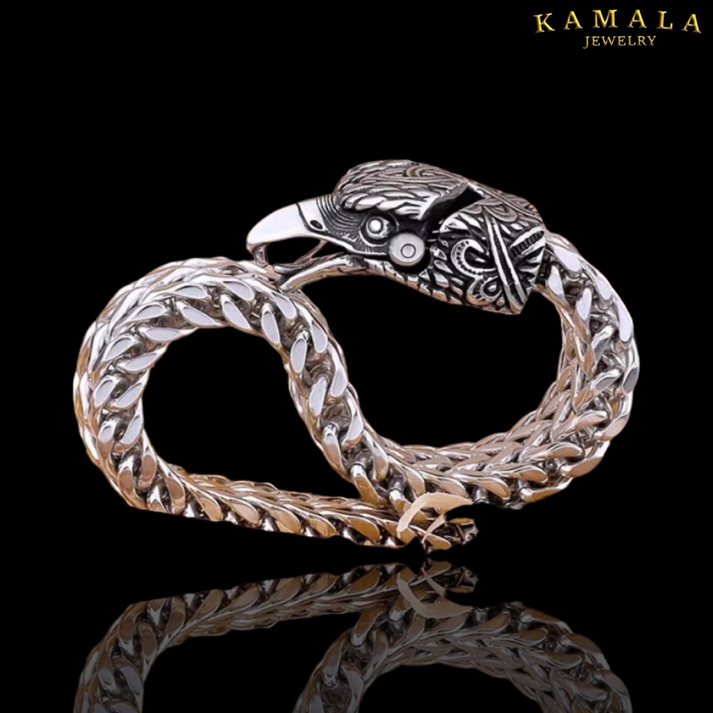 Raven/Adlerkopf - Armband – Massiver Edelstahl