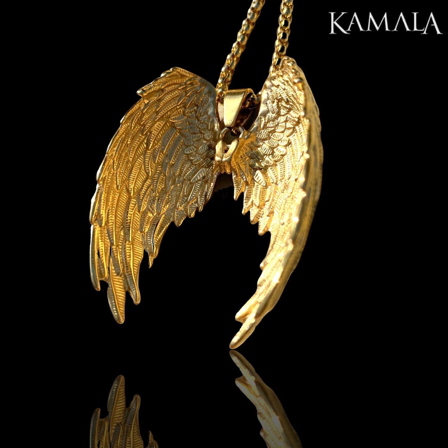 Halskette - Engelsflügel - Gold