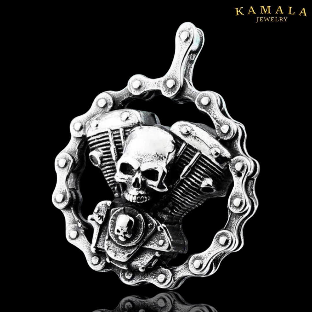 Skull & V2 Motor Anhänger – kamalajwl